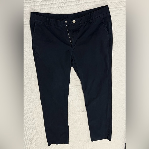 Mens Bonobos Navy Blue Khakis 38 x 34 - Picture 1 of 5